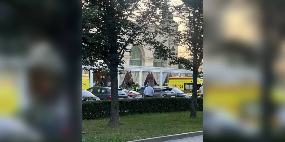 Взрыв в ресторане в Москве